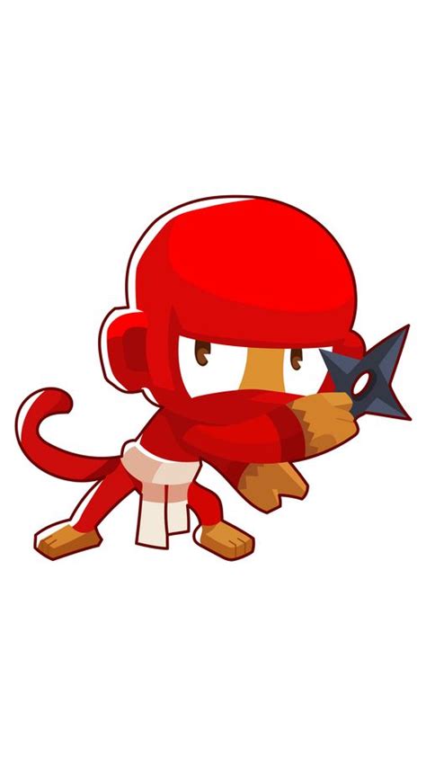 BTD 6 Ninja Monkey Sticker Monkey Stickers Animated Drawings Image Fun