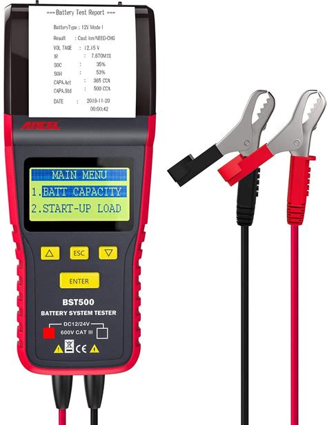 Ancel Bst Auto Batterietester Kfz V V Batterie Tester