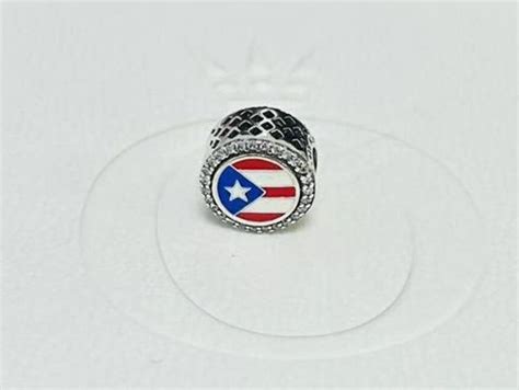 Pandora Puerto Rico Flag Exclusive Dangle Charm Etsy