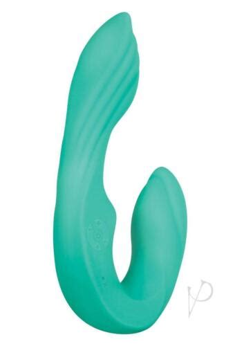 Silicone Dual Vibrating Strapless Vibrator Strap On Pegging Sex Toy