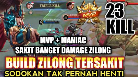 Zilong New Meta Item Build Zilong Tersakit Terbaru Badang