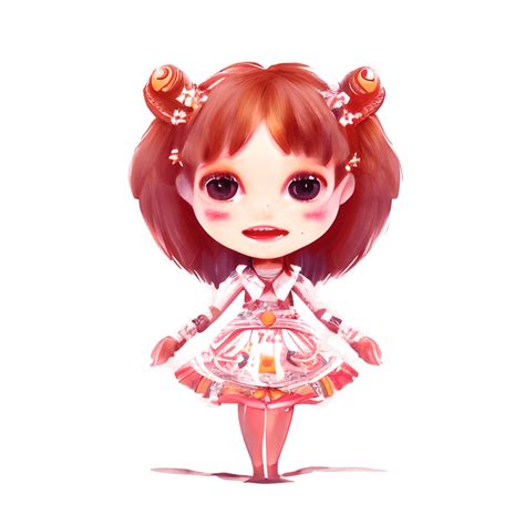 Hermosa Chibi Mamushka De Cuerpo Entero Creative Fabrica