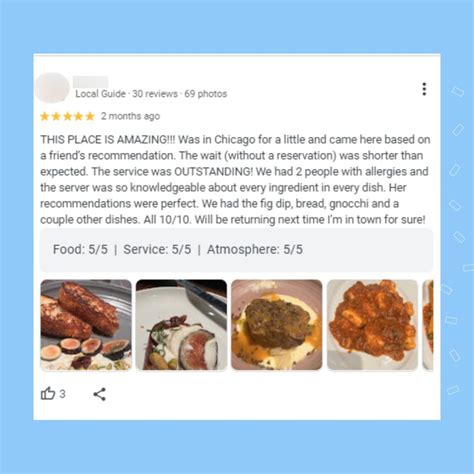 Culinary kudos: 35+ good restaurant review examples | Birdeye