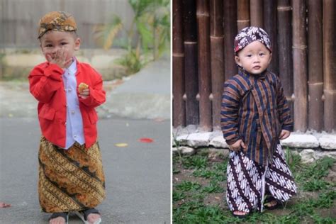 Kesayangan Netizen Potret Anak Artis Pakai Baju Adat Jawa