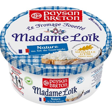 Madame Loik Fromage Fouett Frais Nature Et Sel De Gu Rande G Pas