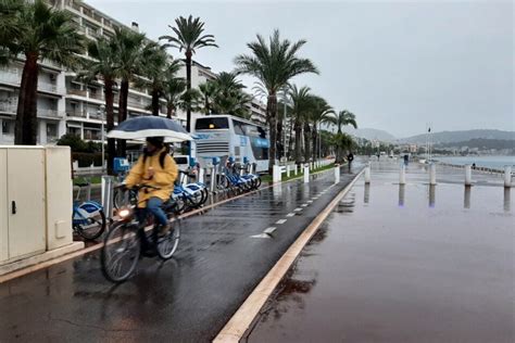 Météo à Nice Alerte orange pluie inondations une énorme tempête arrive