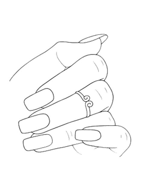 Nail Coloring Pages