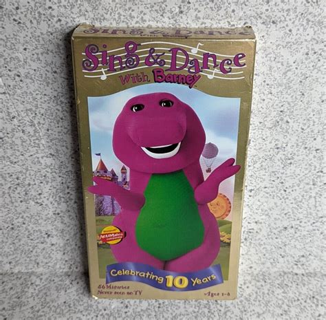 Barney Sing And Dance With Barney Vhs 1999 Grelly Usa