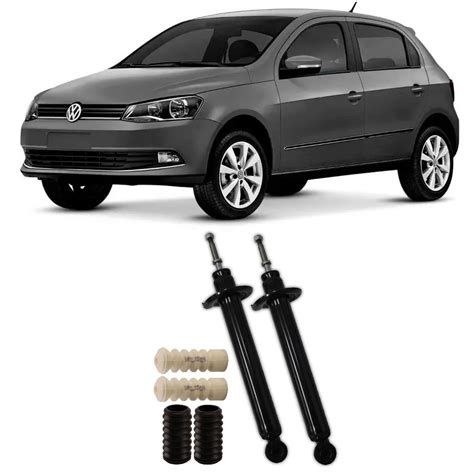 Amortecedor Kit Batente Vw Gol G6 Traseiro 2013 Até 2019 O Par