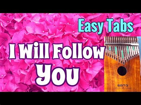 Learn how to play I Will Follow You - Ricky Nelson on kalimba using letter & number notes ...