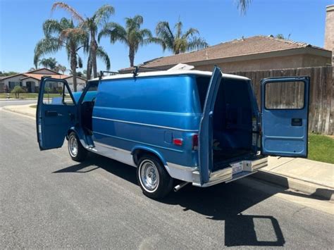 1987 Chevrolet G10 Van Blue Rwd Automatic Classic Chevrolet G10 1987 For Sale