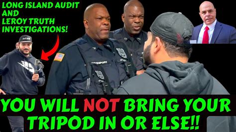 Long Island Audit And Leroy Truth Expose Bru Tal Police Officer Youtube