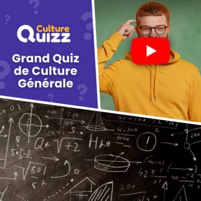 Quiz Vid O Culture G N Rale Difficile Culture G N Rale Culture Quizz