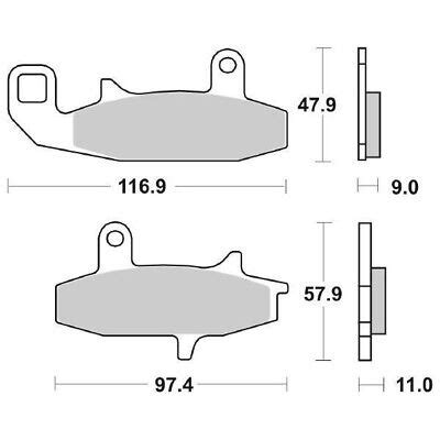 Plaquette De Frein SBS 626 HF Suzuki DR BIG 800 1990 EBay