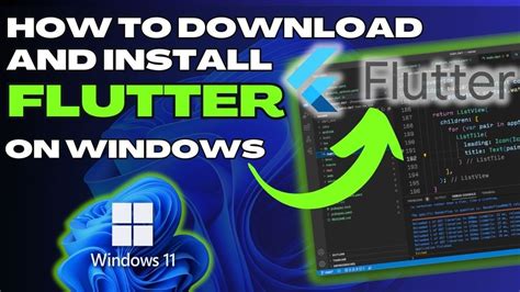 How To Install Flutter On Windows 10 11 YouTube