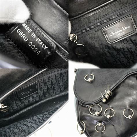 Dior Bags Christian Dior Saddlebag Hardcore Leather Handbag Black Poshmark