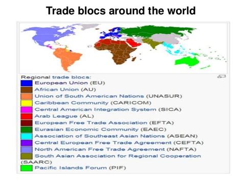 Regional Trading Blocs In The World Economic System Pdf Market