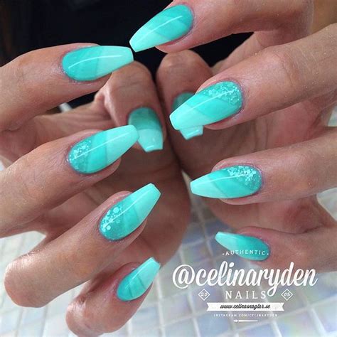 Pinterest Lovemebeauty85 Turquoise Nails Coffin Nails Designs Ballerina Nails