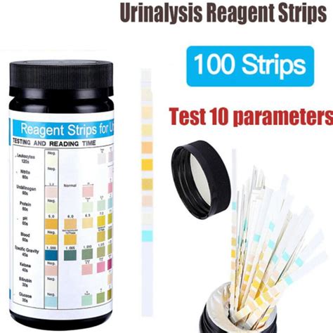 100 Strips Urs 10T Reagent Urinalysis Strips 10 Parameters Urine Test