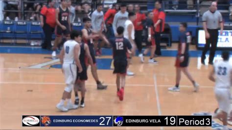 Edinburg Economedes Vs Edinburg Vela Mens Basketball Game Highlights