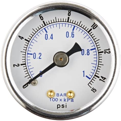 PIC Gauge 102D 158B GL 1 5 Dial 0 15 Psi Range 1 8 Male NPT