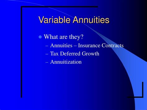 Ppt Variable Annuities Abusive Sales Practices And Liability