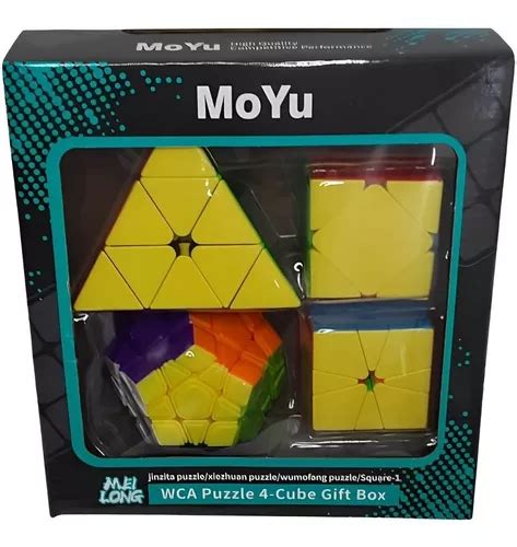 Kit Cubo M Gico Moyu Pyraminx Megaminx Skewb Square Frete Gr Tis