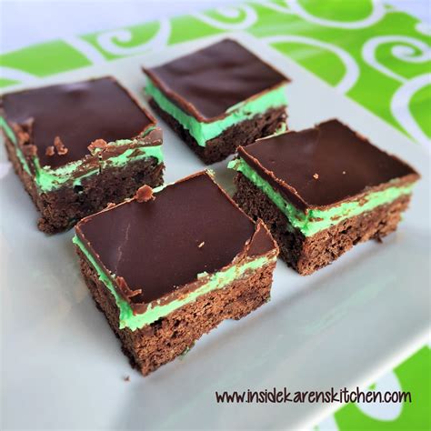 Chocolate Mint Brownies | Inside Karen's Kitchen