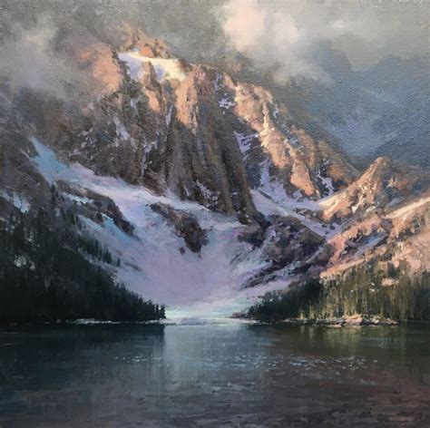 Michael Godfrey Majesty On High 12x12 Landscape Art Plein Air