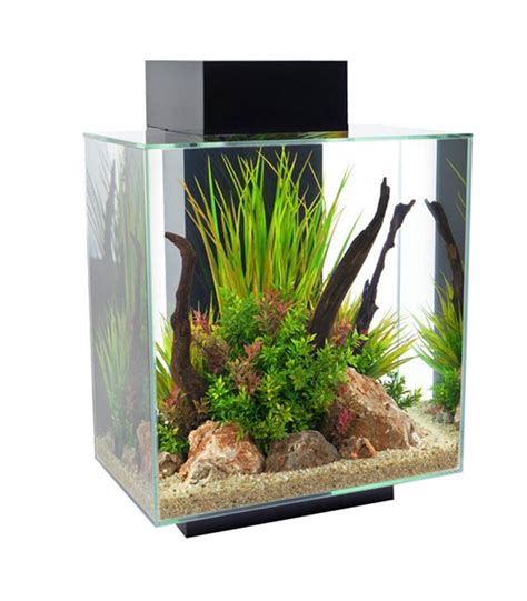 Fluval Edge Cube Aquarium Kit 46L 12gal c/w LED Lighting & Filter