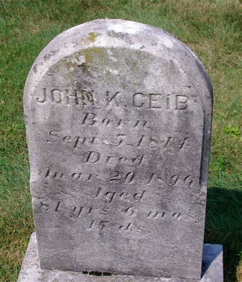 John Kinsey Geib 1814 1896 Find A Grave Memorial