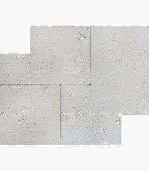 French Pattern SHELL STONE Brushed Limestone TILE Ozer Tile Stone