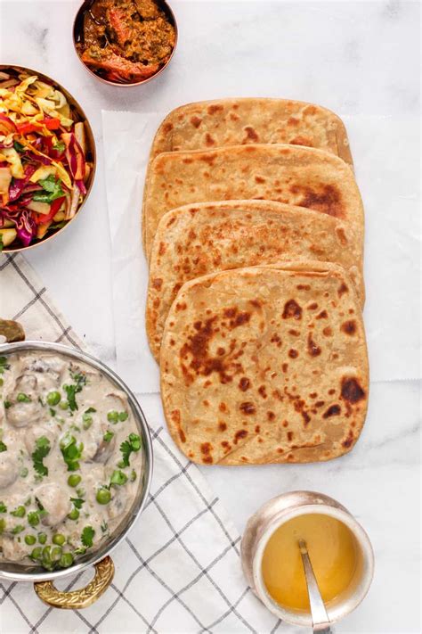 Whole Wheat Parathas Delicious Indian Flatbreads Ministry Of Curry