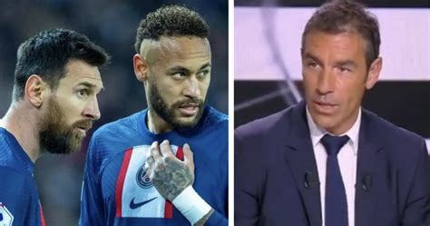 Des Pleureuses Licône Française Pires Sur Neymar Et Messi