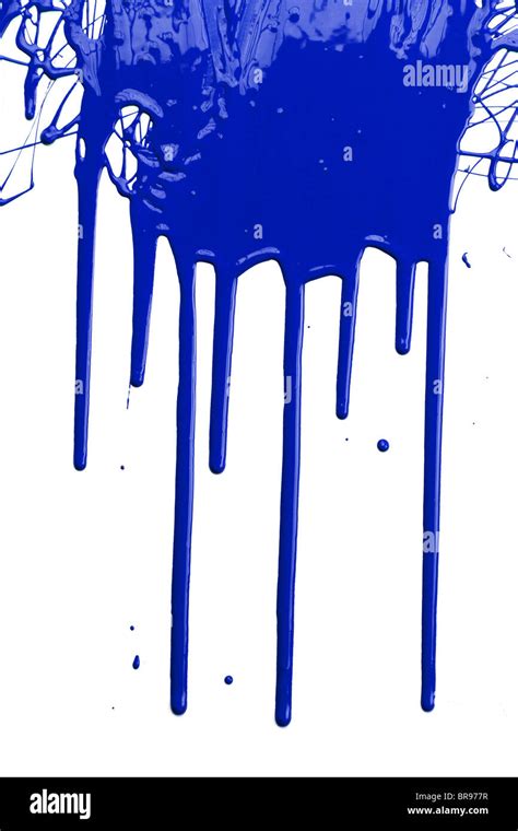 Blue Paint Splatter Hi Res Stock Photography And Images Alamy