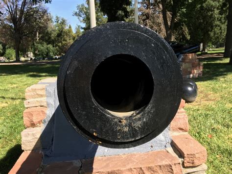 Roselawn Cemetery Cannons And Cannonballs Civil War Colorado Image