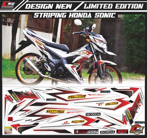 Striping Honda Sonic Variasi Striping Vaiasi Sonic Concept Racing