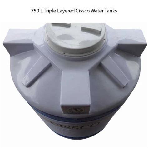 750 L Triple Layered Cissco Water Tanks At Rs 4125 Piece Plastic