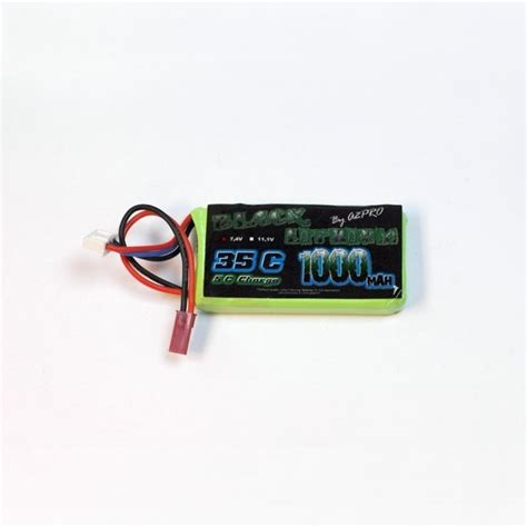 Lipo 2s 1000 MAh 45C A2Pro Black Lithium BEC JST TURBINES RC