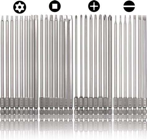 Amazon Pcs Inches Extra Long Security Bit Set For Screwdrivers