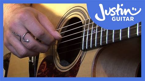 Folk Fingerstyle Patterns 2of2 Folk Guitar Lesson Justinguitar Fo