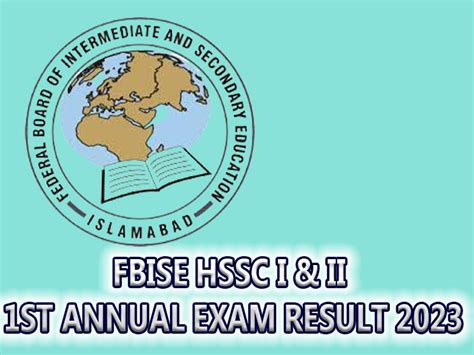 Fbise Hssc I Ii St Annual Exam Result Awampk