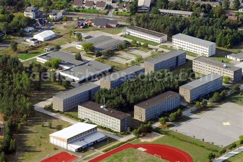 Lehnitz From The Bird S Eye View Blick Auf Das Kasernengel Nde Am