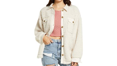 Thread And Supply Jacket Gives The Shacket Trend A Fuzzy Spin Us Weekly