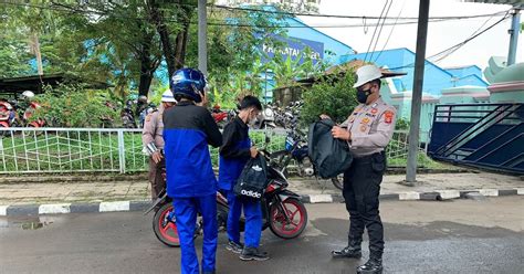 Tingkatkan Sistem Keamanan Ditpamobvit Polda Banten Periksa Karyawan