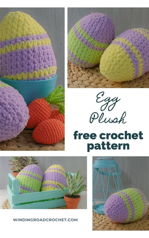 Easter Egg Plushie Crochet Pattern Winding Road Crochet Easter