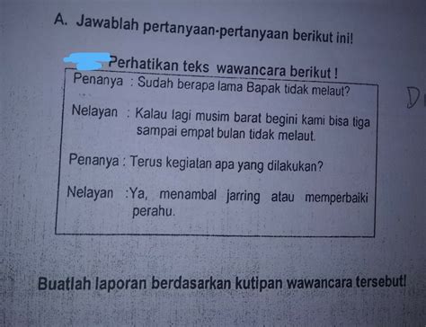 Contoh Kutipan Teks Wawancara Silabus Paud