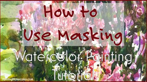 How To Use Masking In Watercolor Youtube