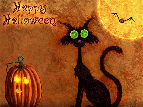 🔥 40 Cute Cat Halloween Wallpapers Wallpapersafari