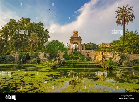 The Famous Parc De La Ciutadella Or Citadel Park Is A Park On The